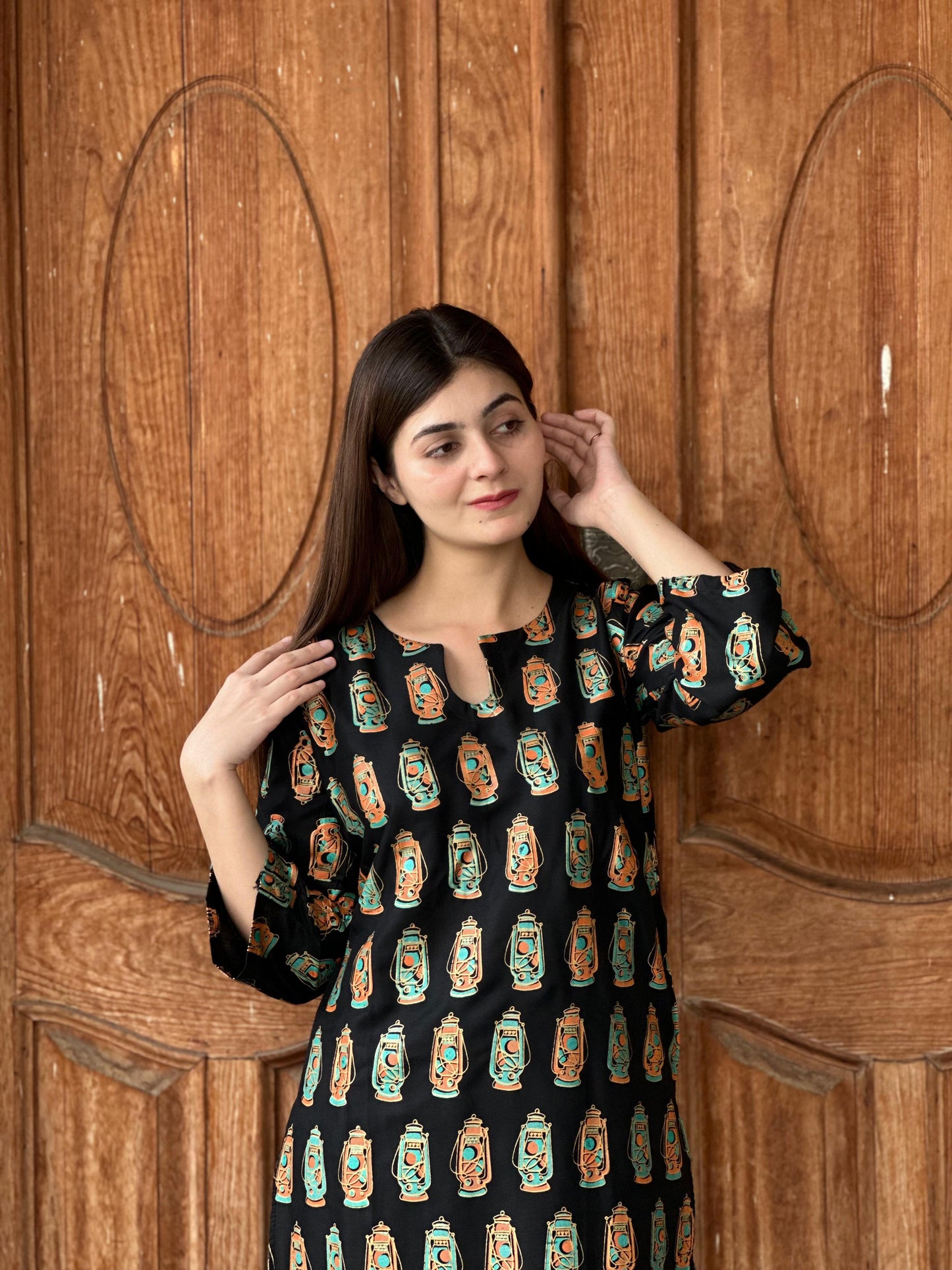 Chic & Bold: LAL - TIAN Printed 2-Piece Stitched Suit