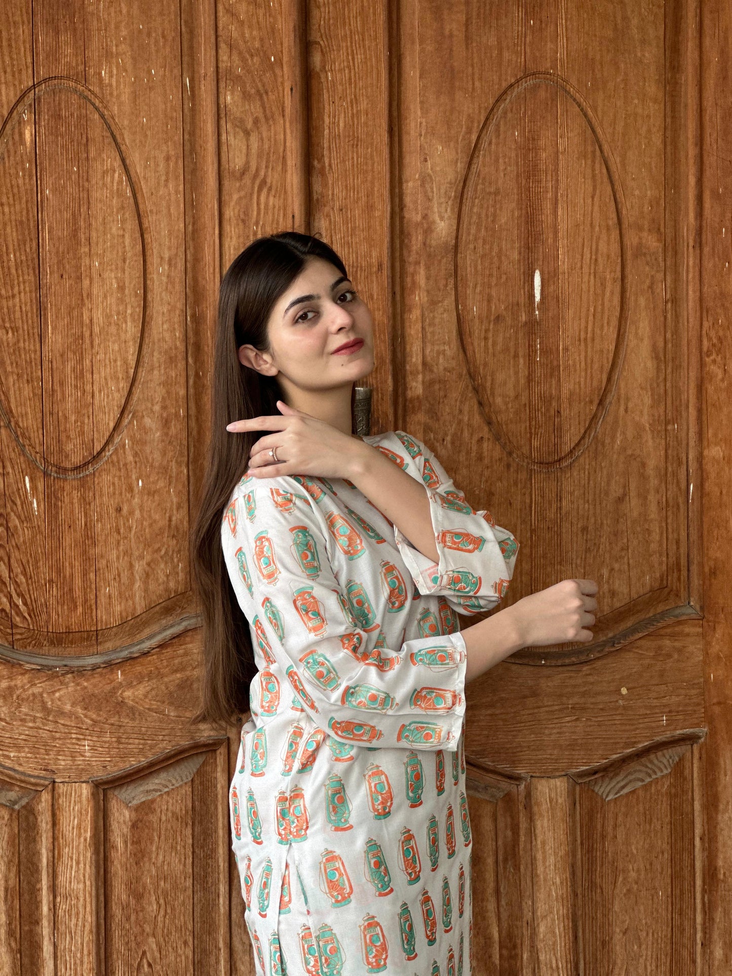 Chic & Bold: LAL - TIAN Printed 2-Piece Stitched Suit
