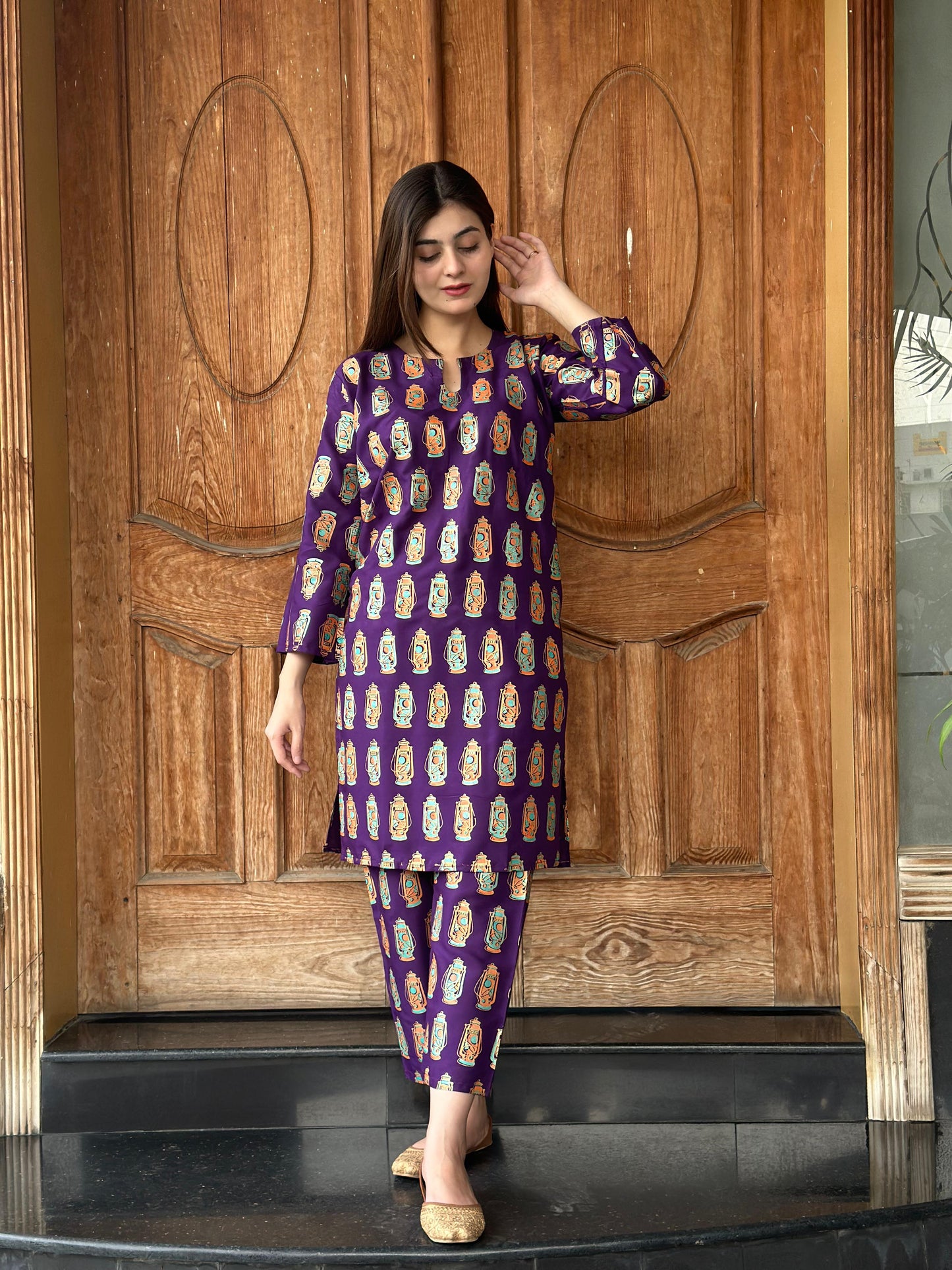 Chic & Bold: LAL - TIAN Printed 2-Piece Stitched Suit