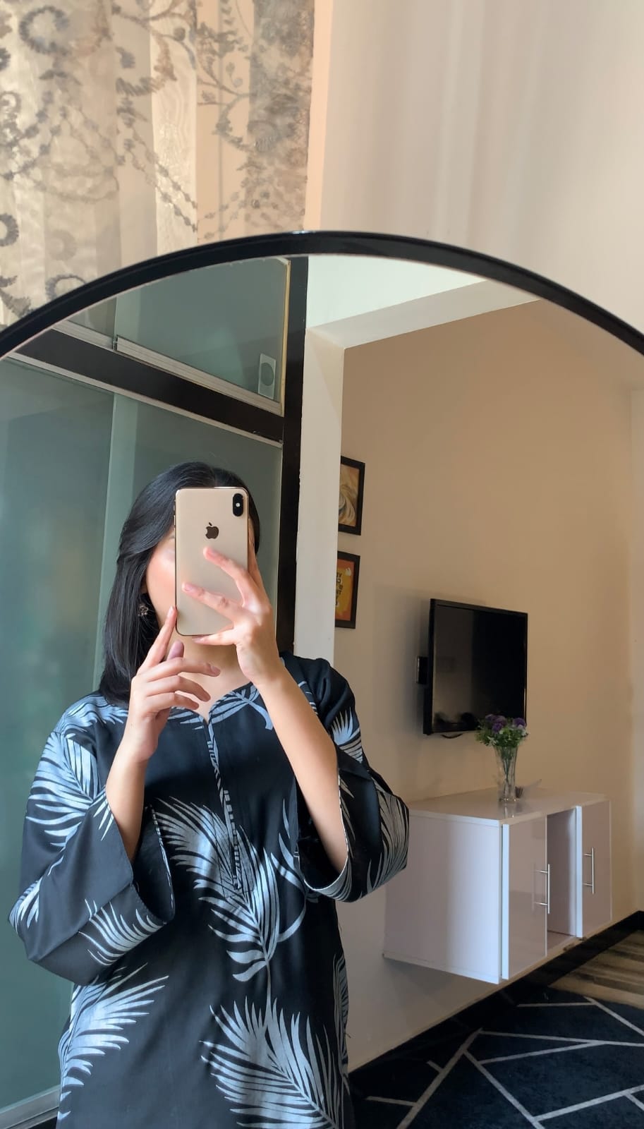 Big Leaf Print 2pcs Suit