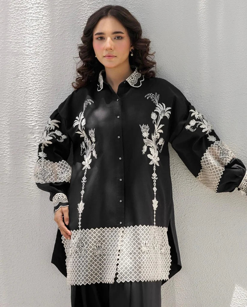 Divine 2-Piece Formal Cotton Suit – Digital Printed Dress