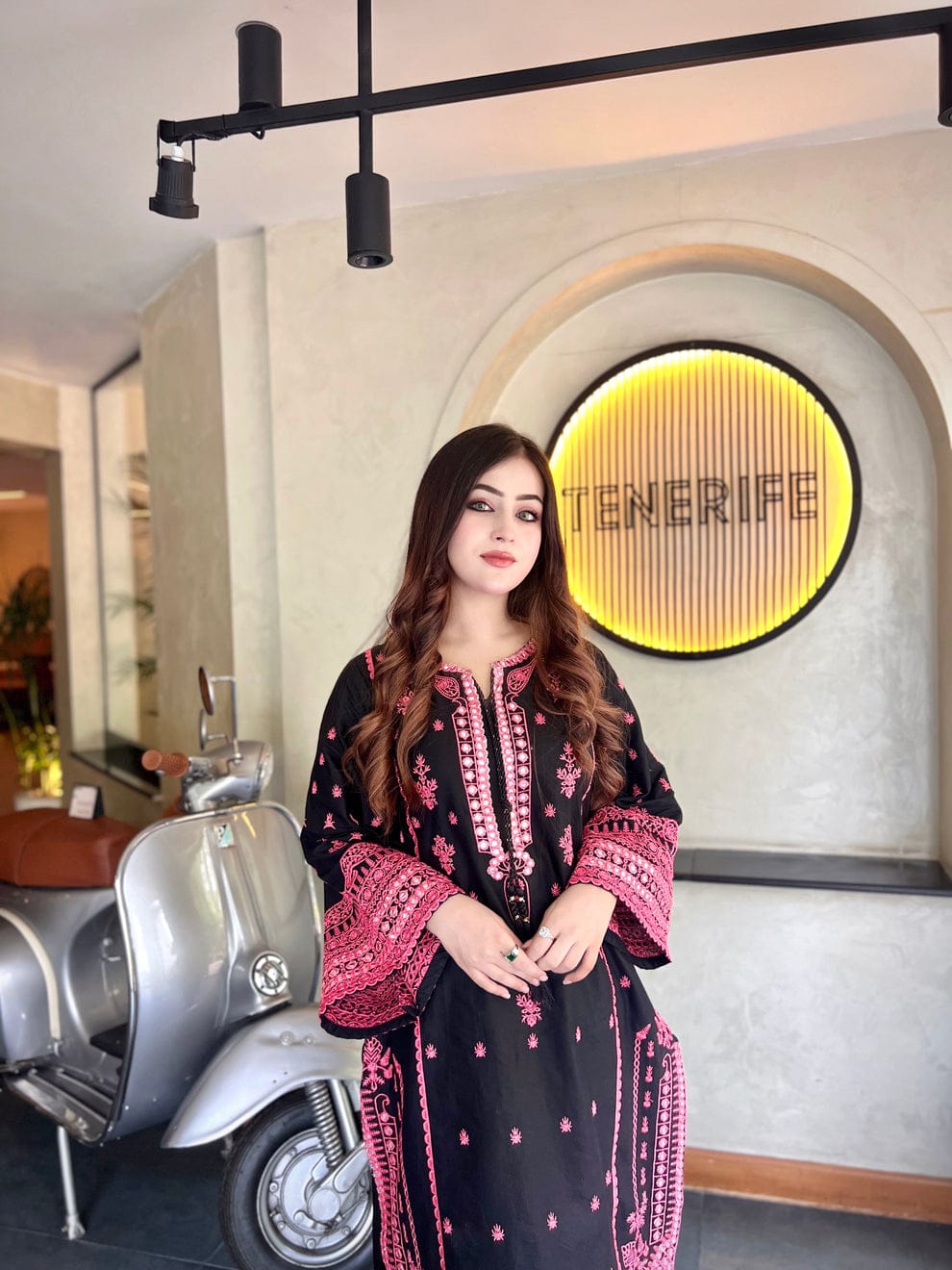 Midnight Rose 2PC Plazzo Trouser Formal Dress