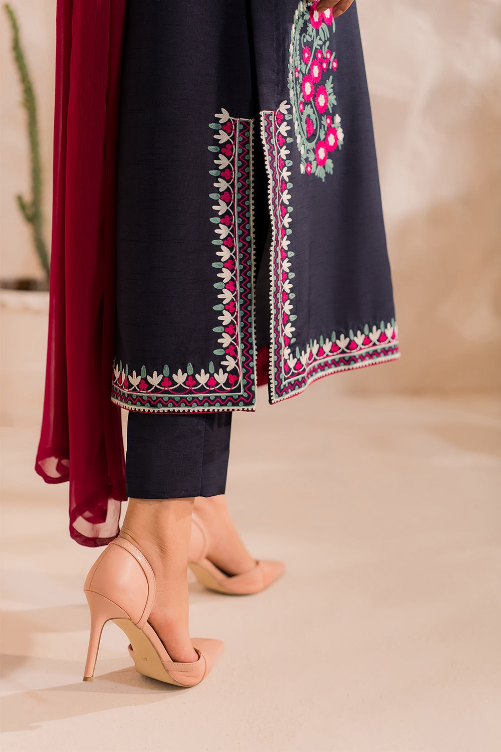 Black Shalwar Kameez Suit for women 3 piece T