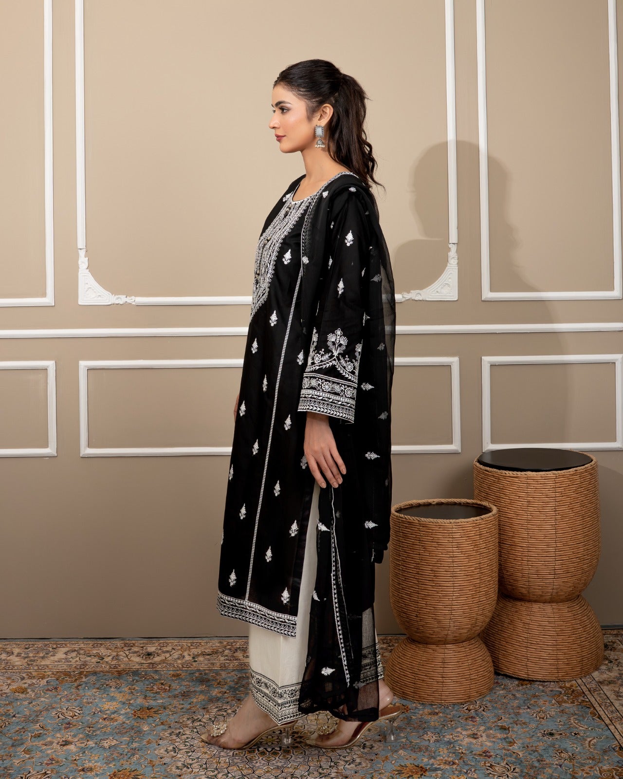 Shan jahan 3-piece Embroidered Stitched PL