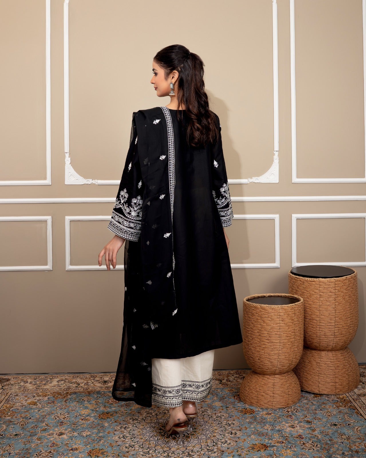 Shan jahan 3-piece Embroidered Stitched PL