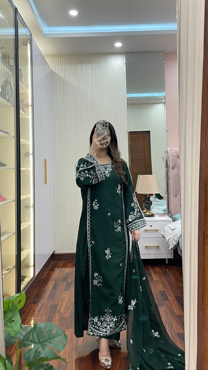 Grace Embroidery 3PC – Stitched Suit for Women PL