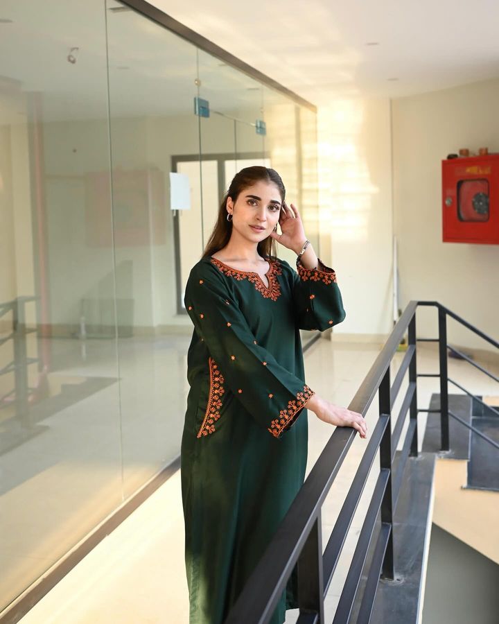 Dark Green 2 Piece Suit for Women (Stiched) T