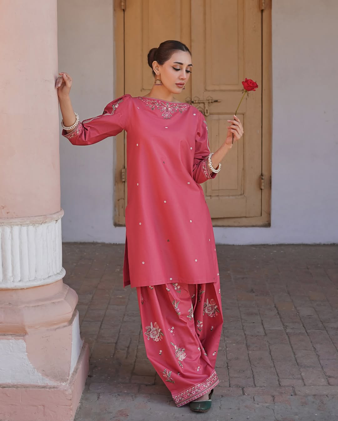 MEHAK EMBROIDERY 2PC (FARSHI) For Women (Stiched) PL