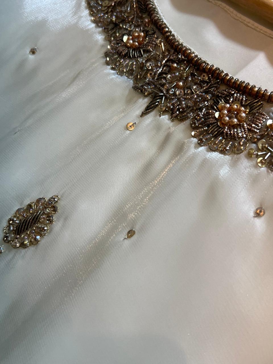 New Arrival | Sheesha Silk 3PC Suit with Handmade SS