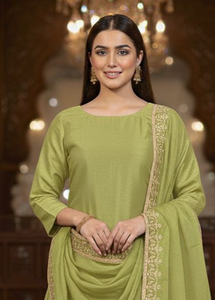 Farshi Shalwar 3pc suits FOR Women 4 colors SS
