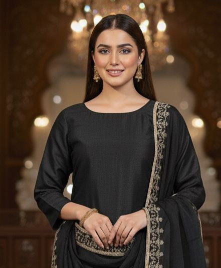 Farshi Shalwar 3pc suits FOR Women 4 colors SS