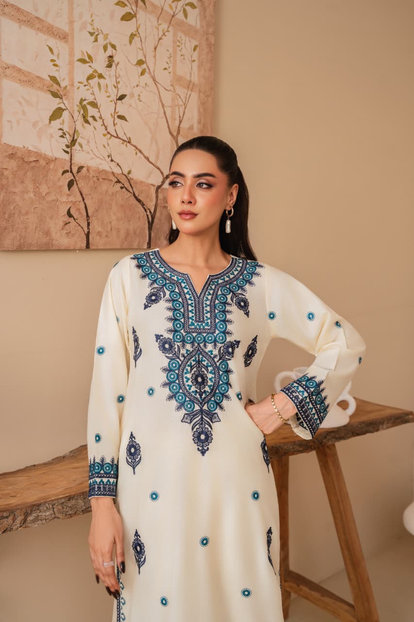 Noor Elegance Embroidery 2PC – Premium Stitched Suit PL