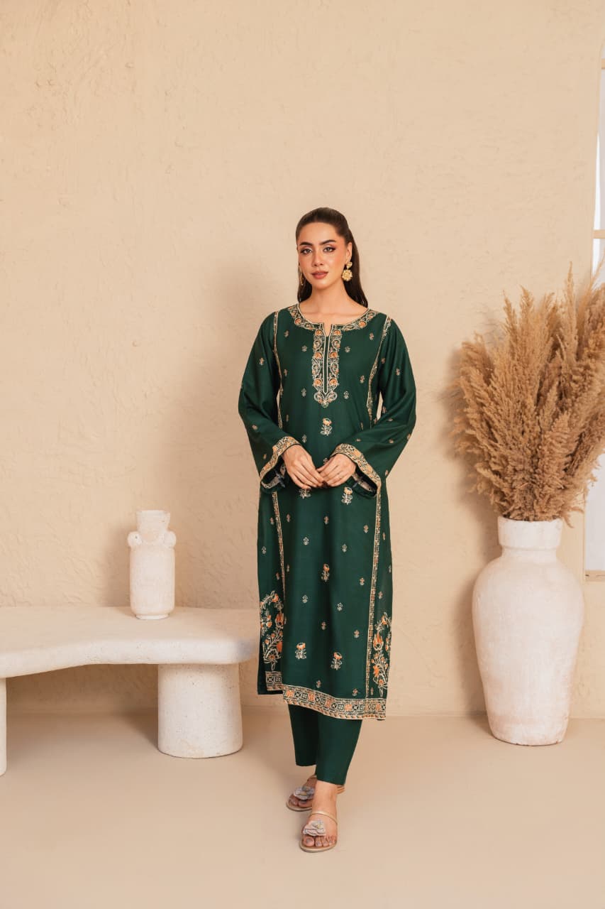 Falak Embroidery 2 Piece Suit for Women Pl