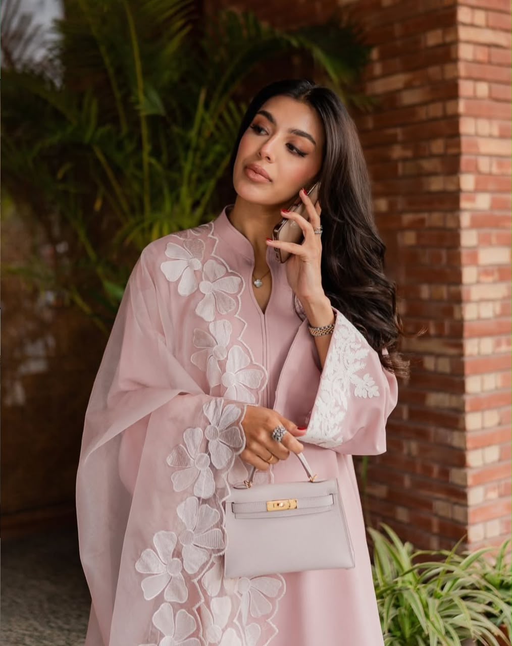 Blush Pink Embroidered 3 Piece Lawn Suit S