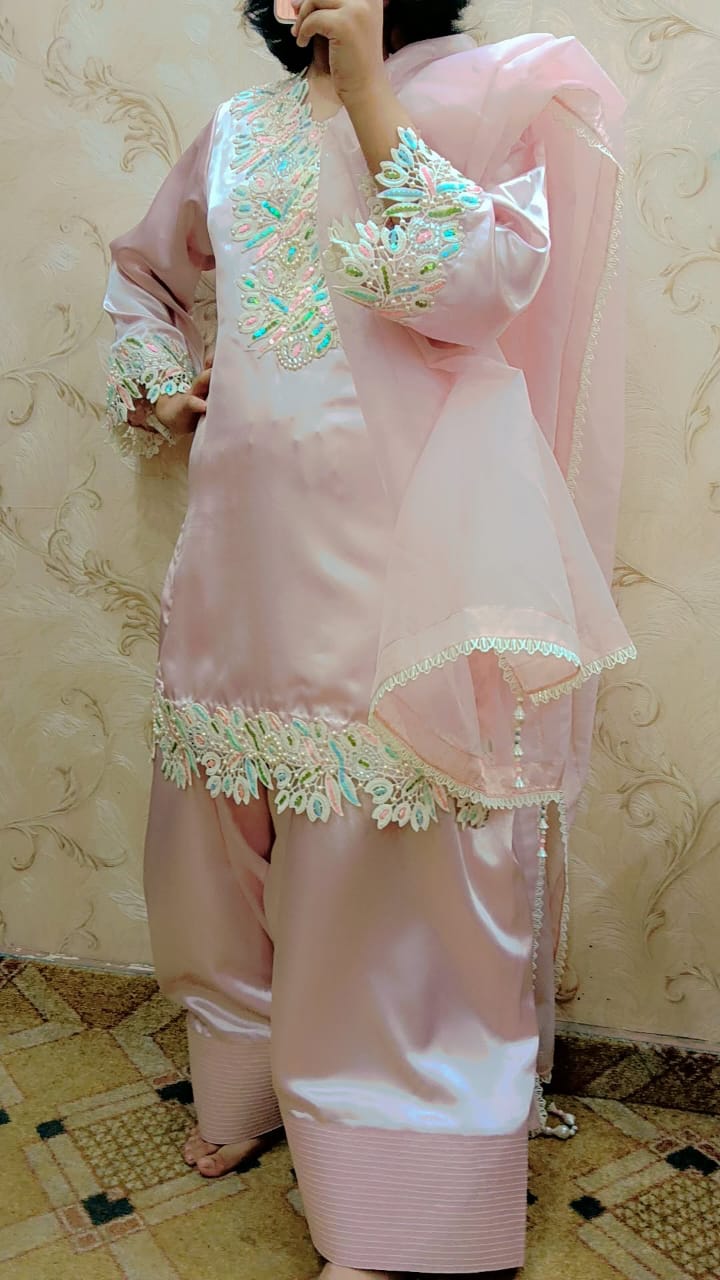 Customize Dress for women Hand made Silk Cotton