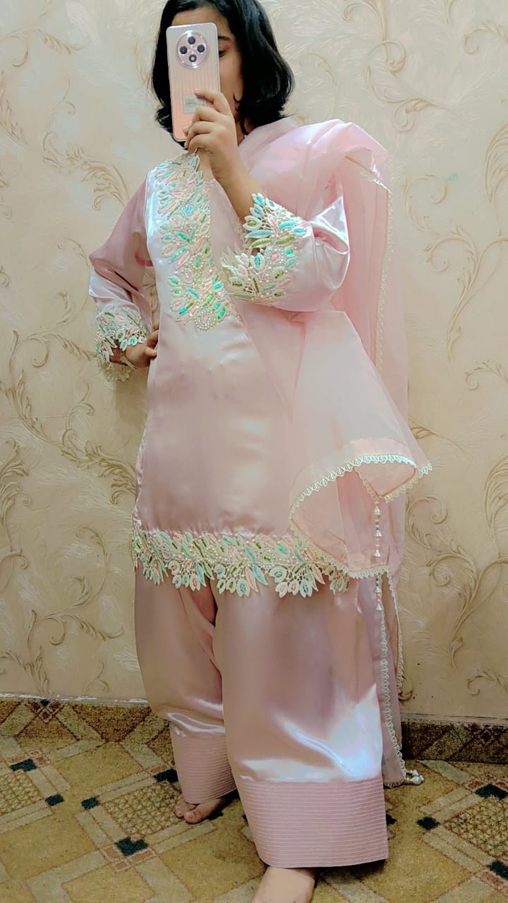 Customize Dress for women Hand made Silk Cotton