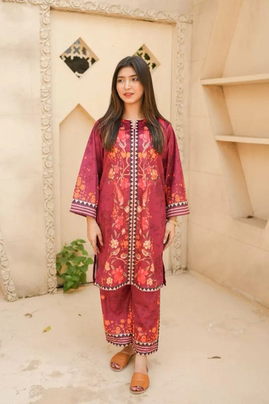 Zubia 2 Piece Salwar Kameez | Elegant Women’s Wear – Keliza.pk P