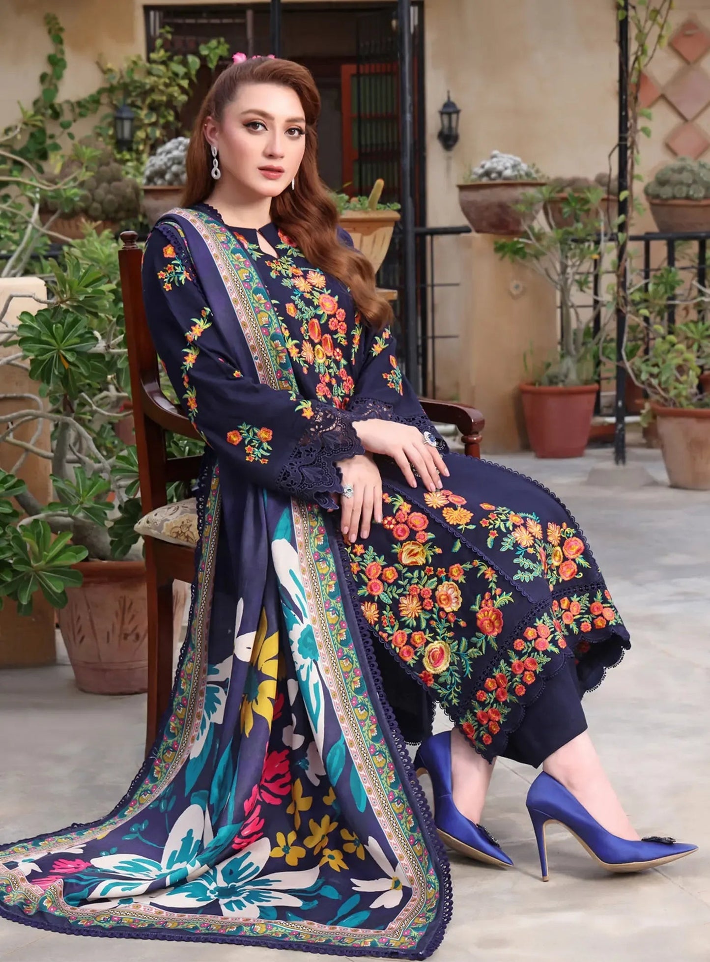 Buy Aleena Embroidery 3PC Online – Picnpay