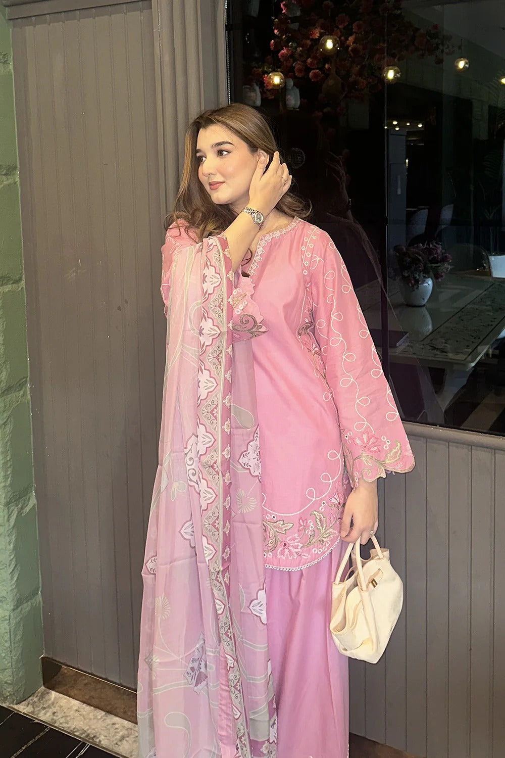 Zohra 3 Piece Suit – Elegant Embroidered Women's Dress T