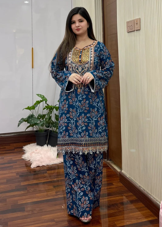 Sabeen 3PC Embroidered Suit  T