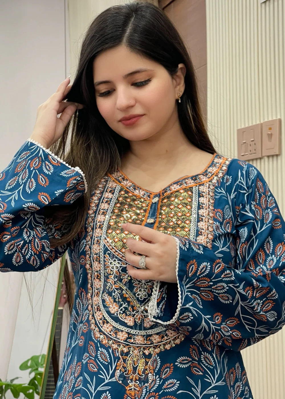 Sabeen 3PC Embroidered Suit  T