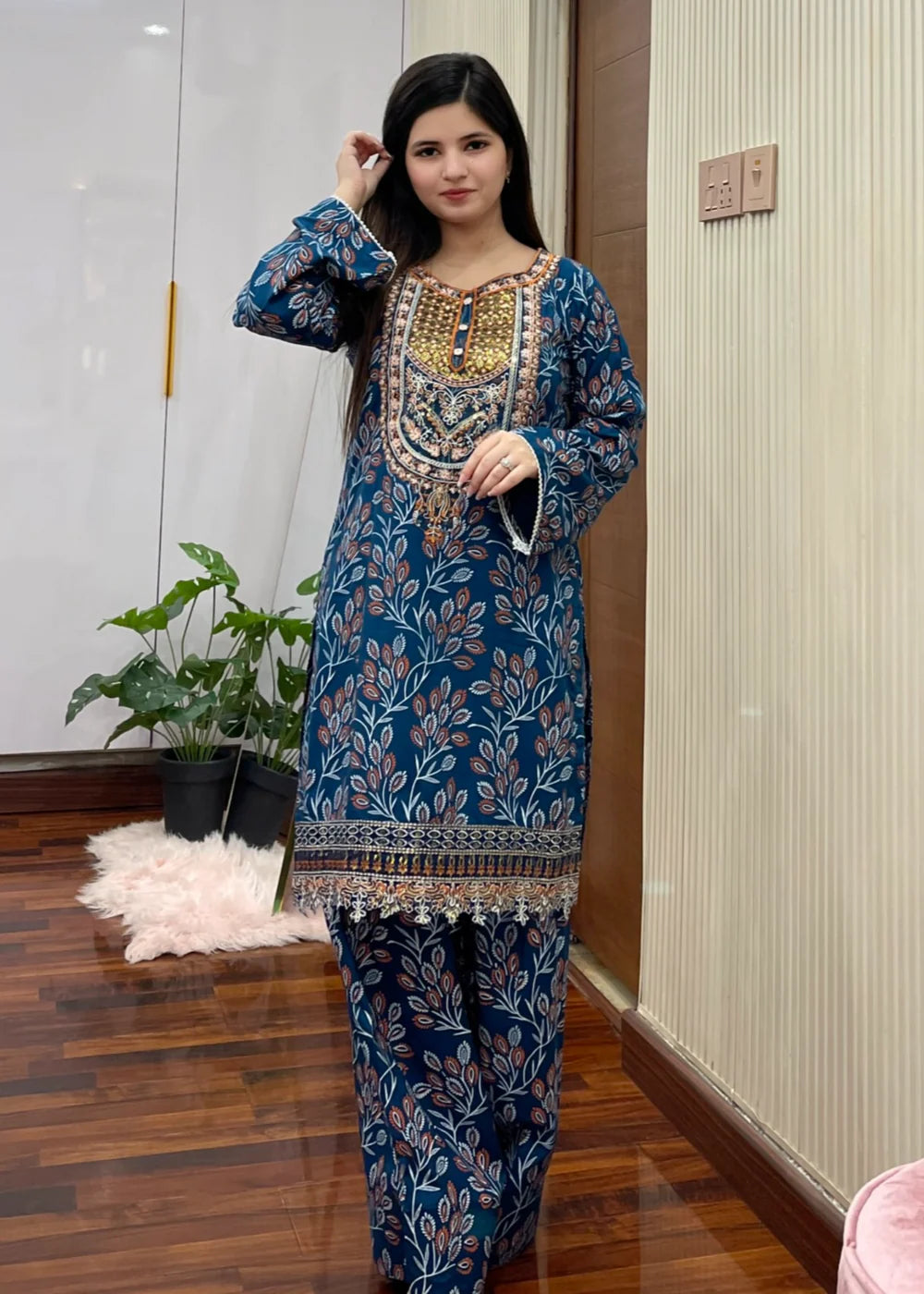 Sabeen 3PC Embroidered Suit  T