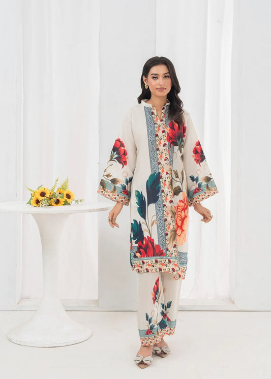 Women’s Beige Co-Ord Set – 2 Piece Eastern For Women